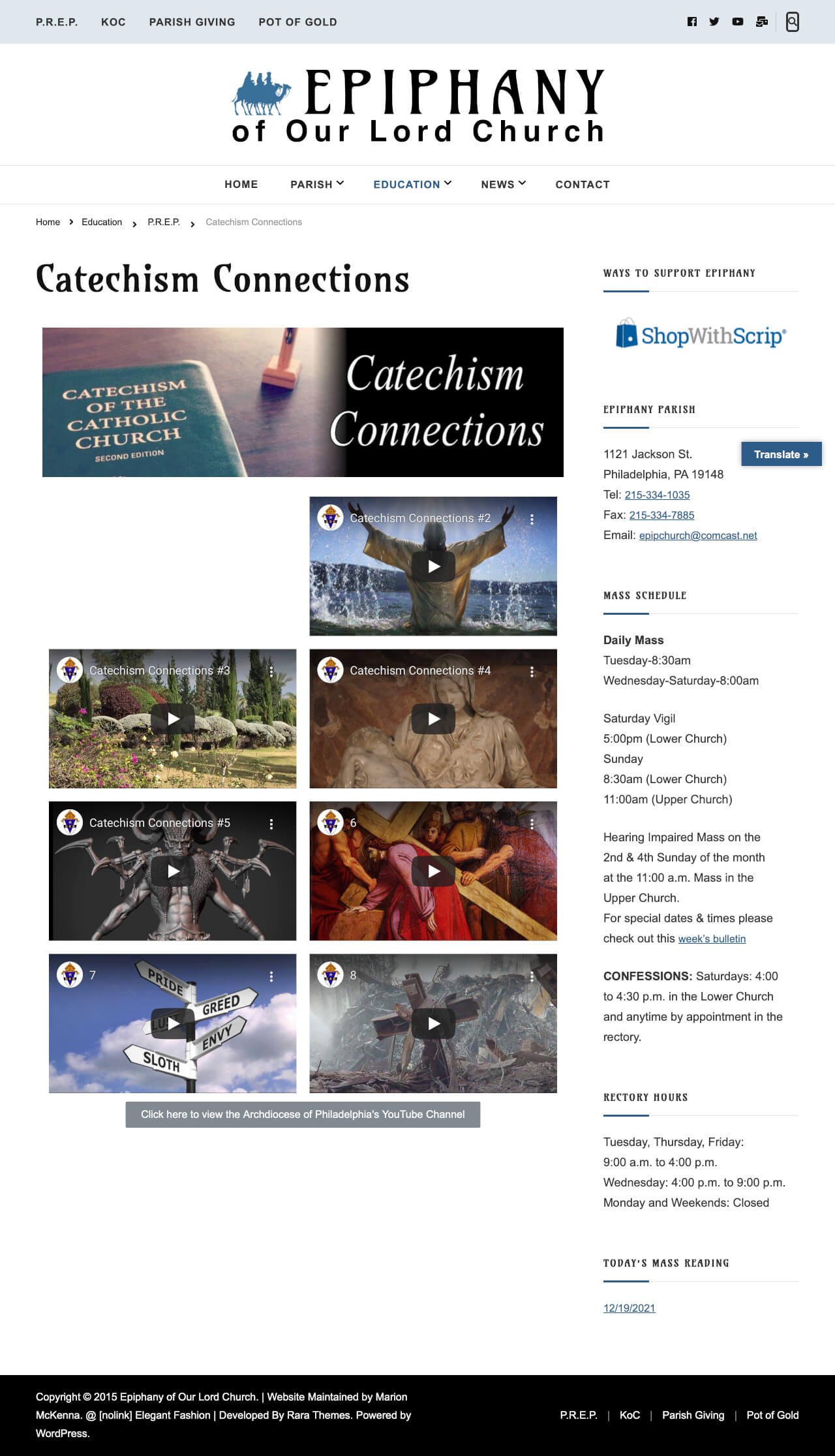 Catechism Connections